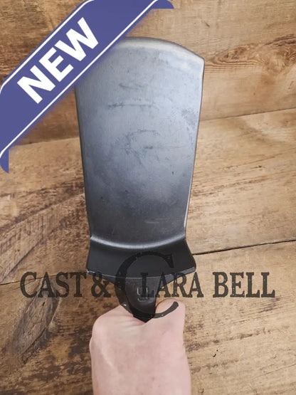 Gorgeous custom made #9 710 Griswold Cast Iron Spatula. Reclaimed 1920’s Griswold Large Block Smooth Bottom skillet.