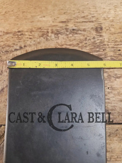 Gorgeous custom made #9 710 Griswold Cast Iron Spatula. Reclaimed 1920’s Griswold Large Block Smooth Bottom skillet.