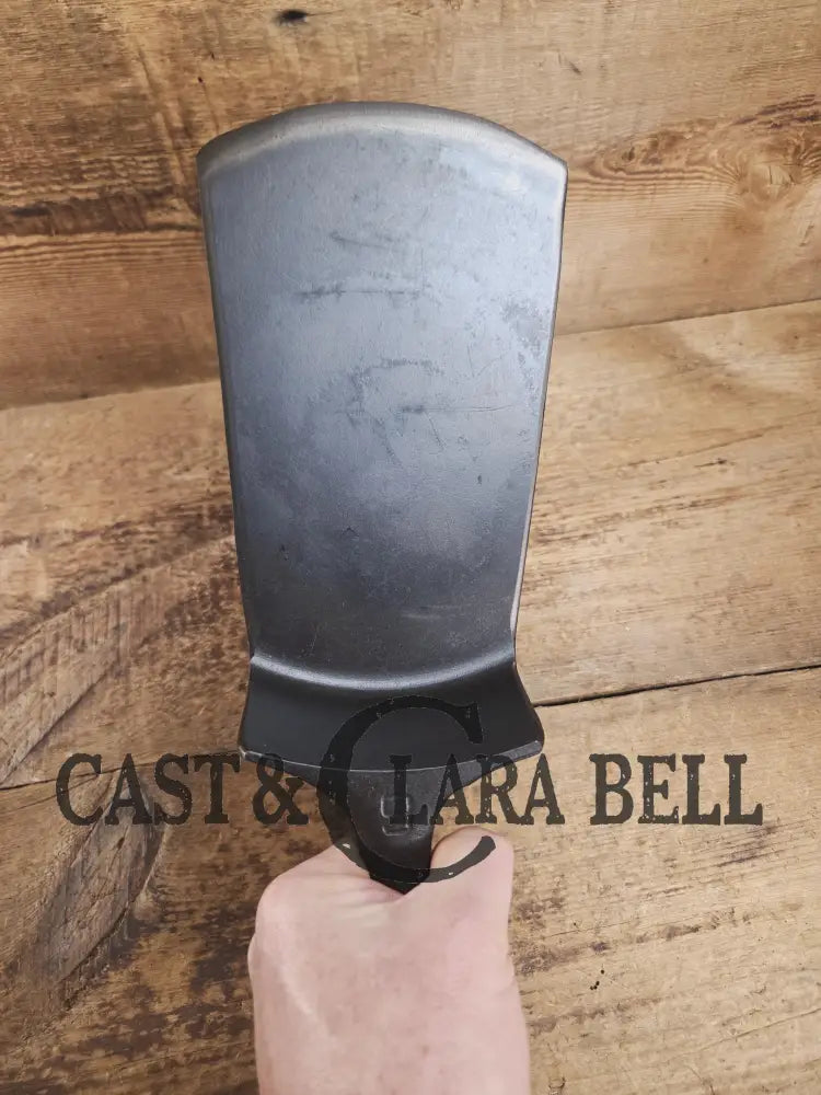 Gorgeous custom made #9 710 Griswold Cast Iron Spatula. Reclaimed 1920’s Griswold Large Block Smooth Bottom skillet.