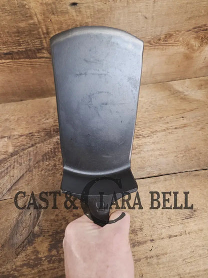 Gorgeous custom made #9 710 Griswold Cast Iron Spatula. Reclaimed 1920’s Griswold Large Block Smooth Bottom skillet.