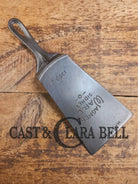 Gorgeous custom made Wagner Cast Iron Skillet Spatula. From a ’Double Logo’ Wagner / National Skillet. AMAZING