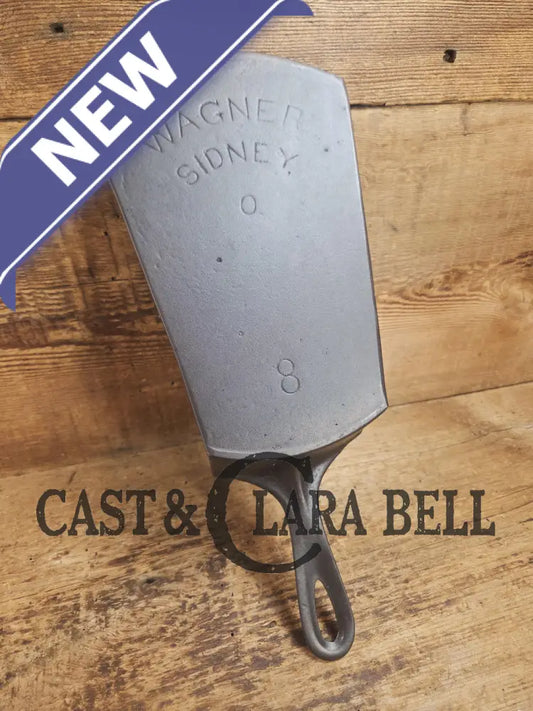 Gorgeous custom made Wagner Cast Iron Skillet Spatula. From an 1800’s ’Double arc’ Wagner Skillet. AMAZING craftmanship