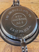 GORGEOUS. Early 1900’s Griswold New American No. 8 Waffle Iron with Low Base 976 C/977 C - Waffle Iron