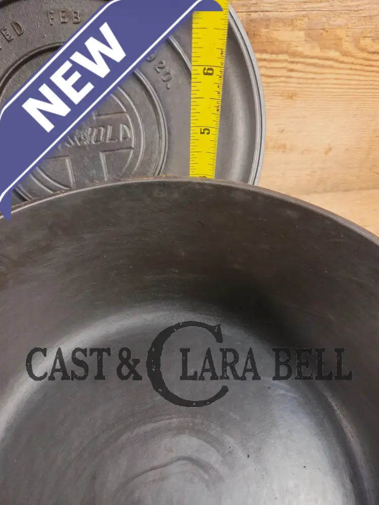 GORGEOUS. Early 1910’s Griswold #7 fully marked Tite-Top Dutch Oven 2603 Slant Logo ERIE 2604 Dutch Ovens Trivets &