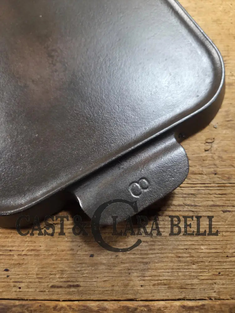 Gorgeous early 1910’s hard to find Griswold Long Griddle with Slant Logo EPU 745 A. Perfect for pancakes and grilled