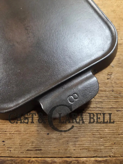 Gorgeous early 1910’s hard to find Griswold Long Griddle with Slant Logo EPU 745 A. Perfect for pancakes and grilled