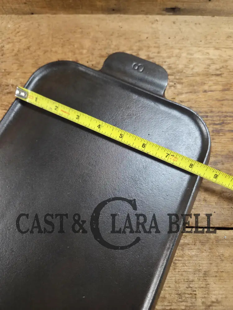 Gorgeous early 1910’s hard to find Griswold Long Griddle with Slant Logo EPU 745 A. Perfect for pancakes and grilled