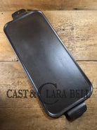 Gorgeous early 1910’s hard to find Griswold Long Griddle with Slant Logo EPU 745 A. Perfect for pancakes and grilled