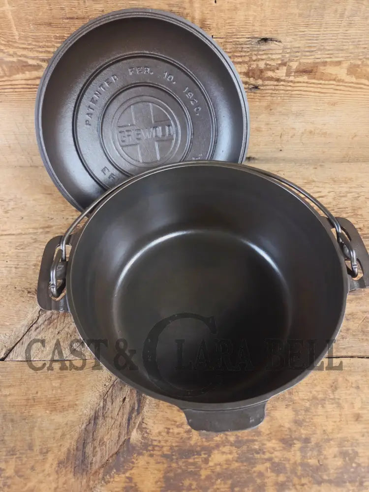 GORGEOUS. Griswold #7 fully marked Tite-Top Dutch Oven 2603 high dome fully marked lid 2604 - Dutch Ovens Trivets &
