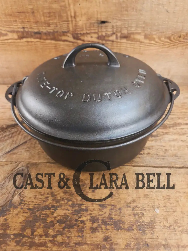 Gorgeous Griswold #8 Tite-Top Dutch Oven Erie PA USA p/n 1278 B with Button Top Logo Lid. Great for soups stews and
