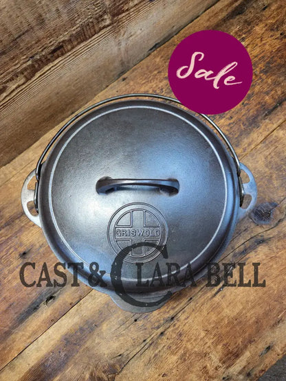 Gorgeous Griswold #8 Tite-Top Dutch Oven Erie Pa Usa P/N 1278 C With Button Top Logo Lid. Restored