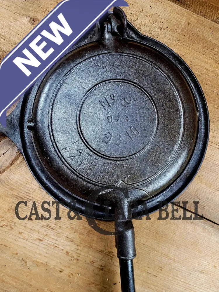 Gorgeous! Hard To Find Early 1900’S (Erie Logo Era) Griswold New American Style #9 Waffle Iron!