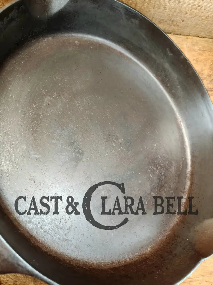 Gorgeous! Htf 1890’S Third Series Erie (Griswold) #12 Cast Iron Skillet. Huge!! Skillet