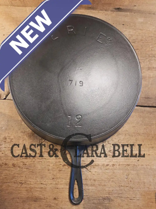 Gorgeous! HTF 1890’s Third Series Erie (Griswold) #12 Cast Iron Skillet. Huge!! Skillet