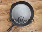 Gorgeous! HTF 1890’s Third Series Erie (Griswold) #12 Cast Iron Skillet. The biggest made in the series Skillet
