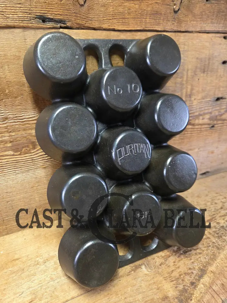 Gorgeous HTF Griswold’s Puritan #10 11-cup Popover Pan 1512. Restored and Ready To Use! Bakeware