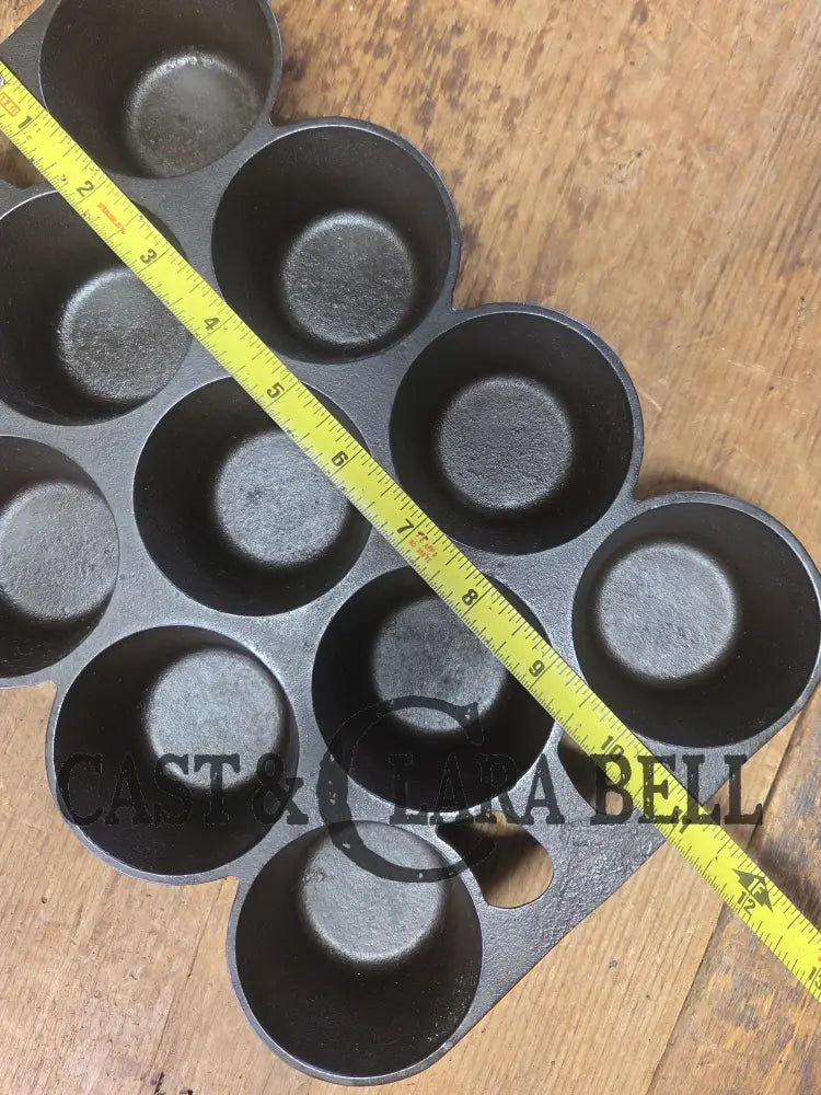 Gorgeous HTF Griswold’s Puritan #10 11-cup Popover Pan 1512. Restored and Ready To Use! Bakeware