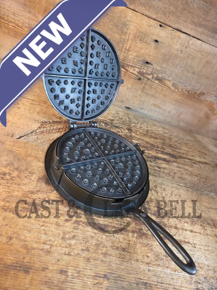 GORGEOUS late 1800’s Orr Painter & Co. style Unknown Maker Waffle Iron - Waffle Iron