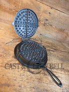 GORGEOUS late 1800’s Orr Painter & Co. style Unknown Maker Waffle Iron - Waffle Iron