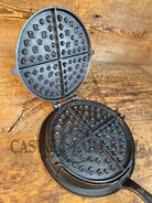 GORGEOUS late 1800’s Orr Painter & Co. style Unknown Maker Waffle Iron - Waffle Iron