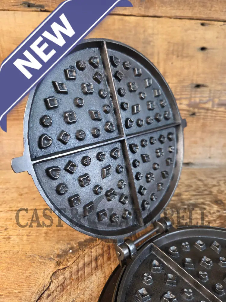 GORGEOUS late 1800’s Orr Painter & Co. style Unknown Maker Waffle Iron - Waffle Iron