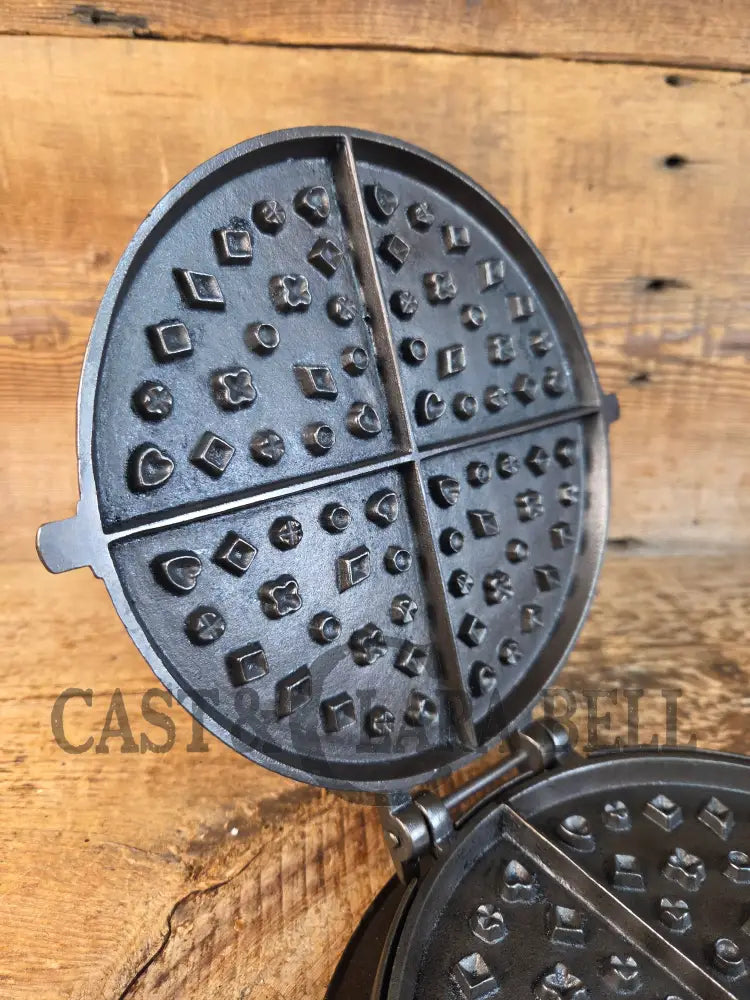 GORGEOUS late 1800’s Orr Painter & Co. style Unknown Maker Waffle Iron - Waffle Iron