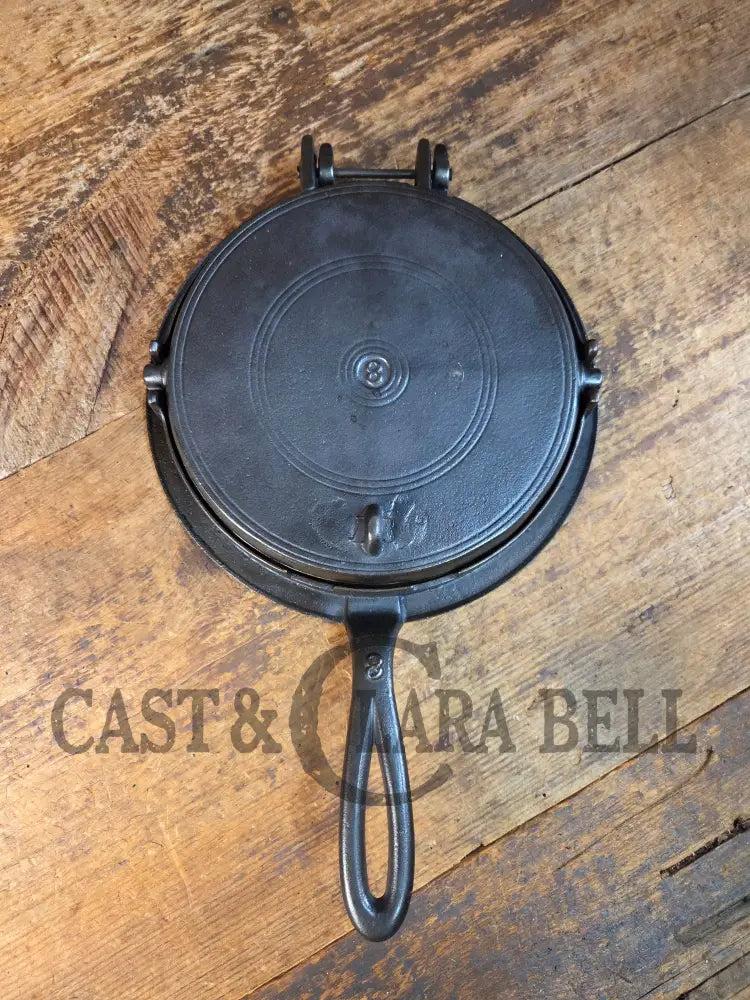 GORGEOUS late 1800’s Orr Painter & Co. style Unknown Maker Waffle Iron - Waffle Iron