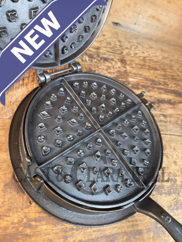 GORGEOUS late 1800’s Orr Painter & Co. style Unknown Maker Waffle Iron - Waffle Iron