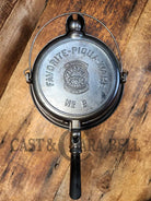Gorgeous Original Complete Favorite Piqua Tall Base Waffle Iron. Est 1920’S And Makes Crispy