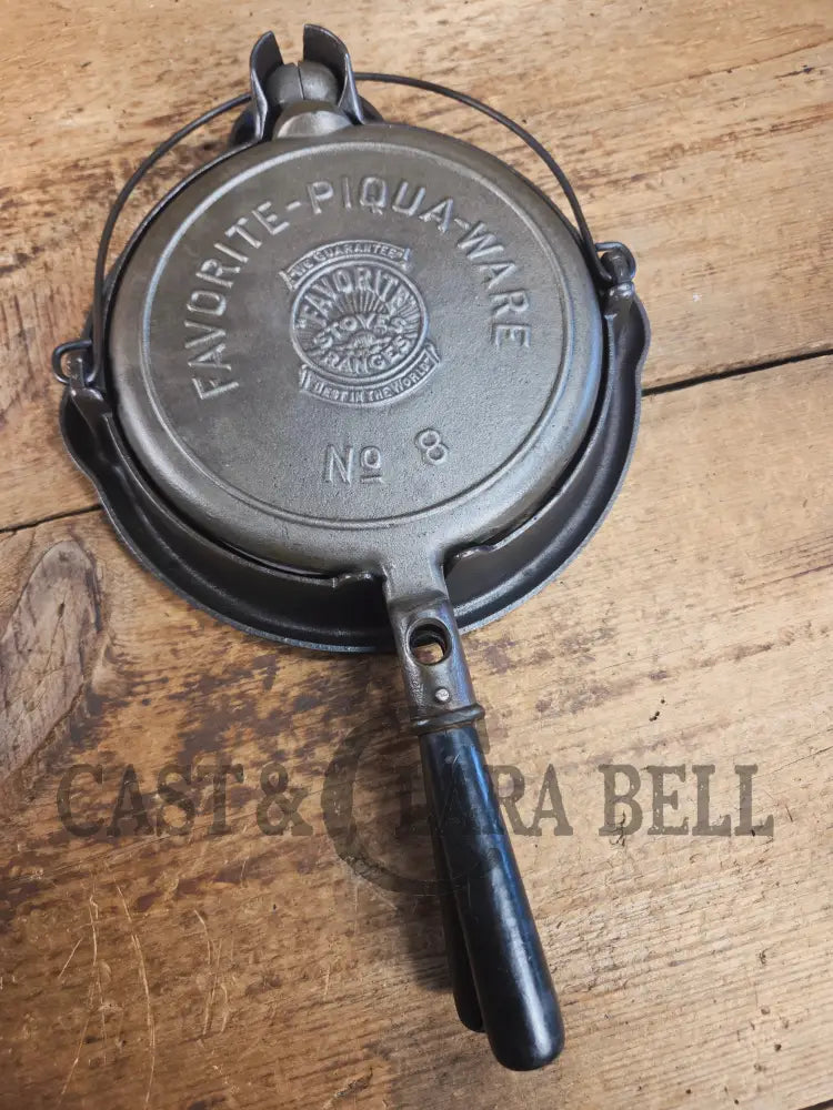 Gorgeous original complete Favorite Piqua tall base waffle iron. Est 1920’s and makes crispy waffles! (Copy) Waffle Iron