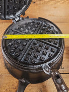 Gorgeous original complete Favorite Piqua tall base waffle iron. Hard to Find Est 1920’s and makes crispy waffles!