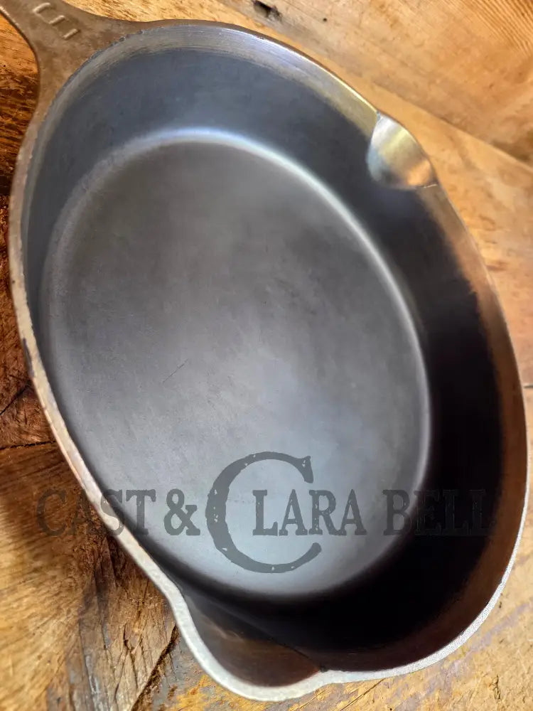 Gorgeous Patina! Early 1930’s Griswold #9 Cast Iron Skillet Large Block Logo ’Erie,’ 710 - Skillet