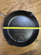 Gorgeous Patina! Unique early 1910’s Griswold #8 Cast Iron Skillet Large Slant Logo ’Erie,’ 704 L. Great conversation