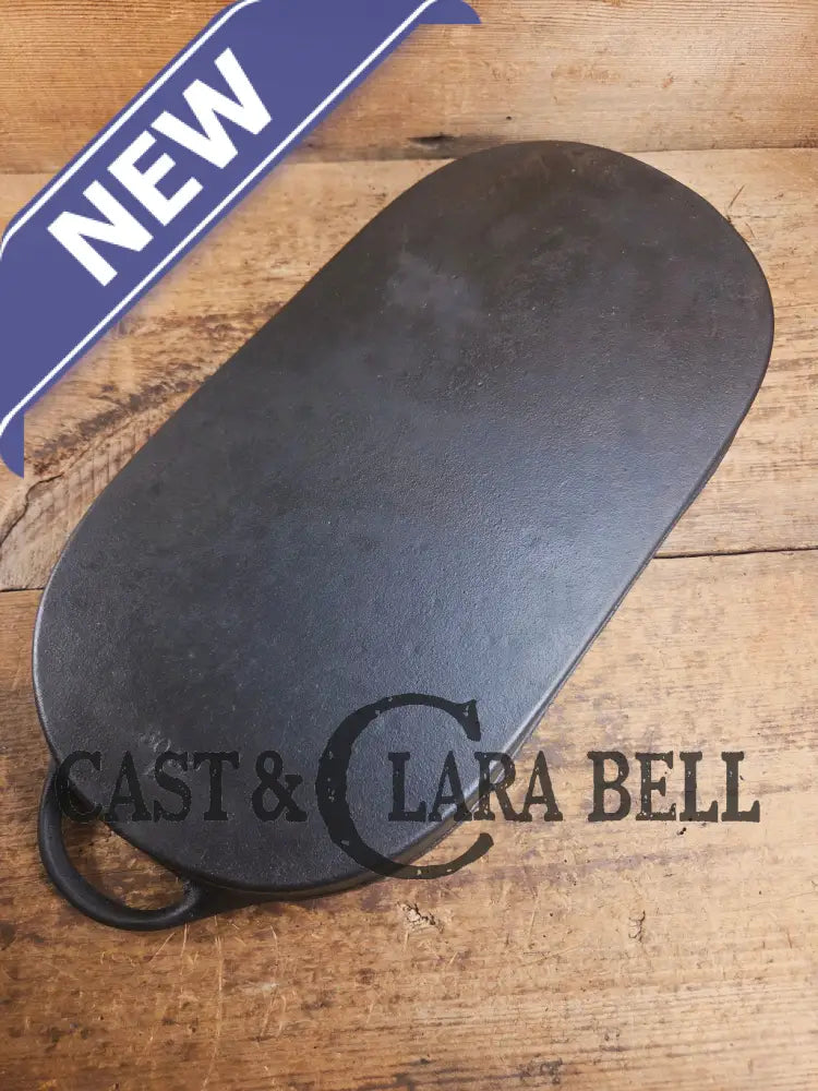 GORGEOUS Second edition Birmingham Stove & Range Sportsman Grill 3052 Rope handles Restored and Ready to Use! Griddle