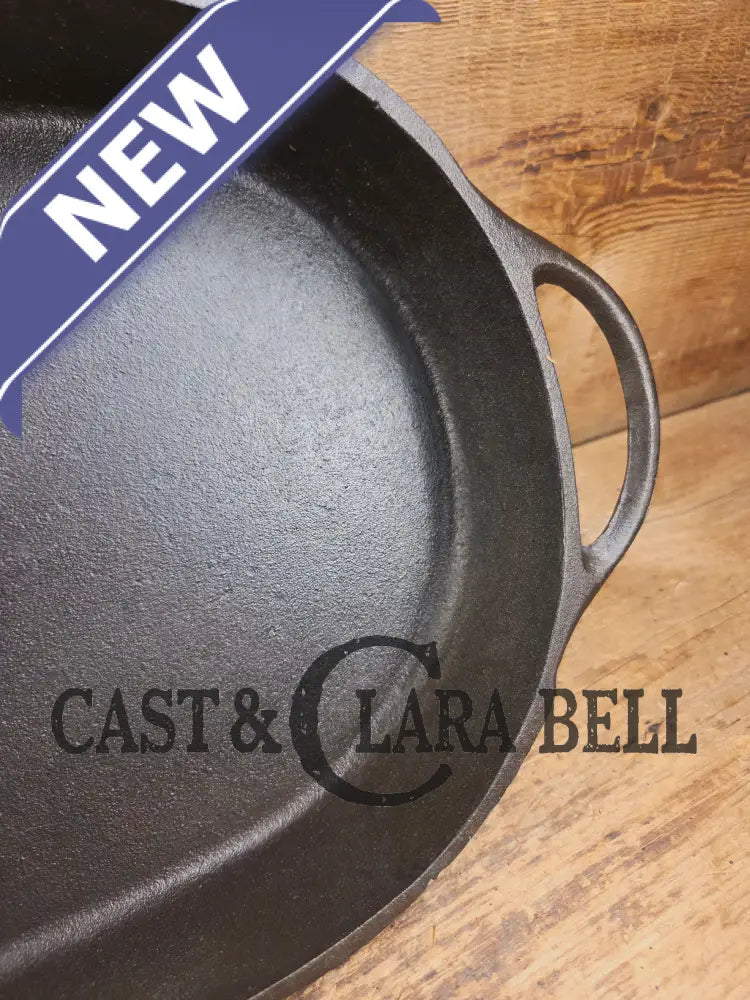 GORGEOUS Second edition Birmingham Stove & Range Sportsman Grill 3052 Rope handles Restored and Ready to Use! Griddle