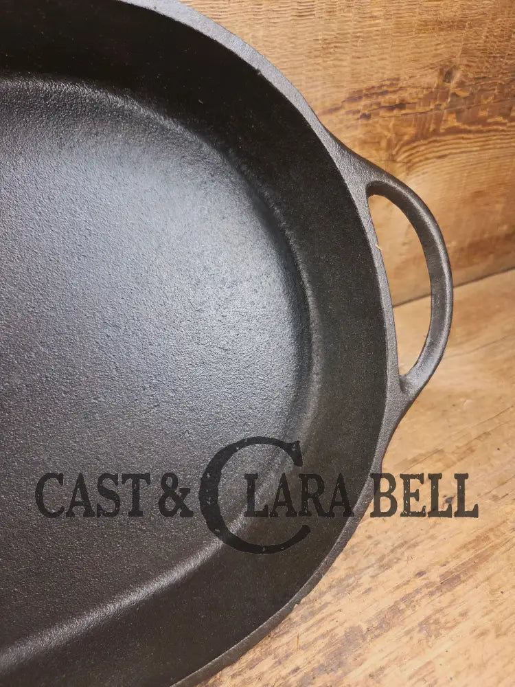 GORGEOUS Second edition Birmingham Stove & Range Sportsman Grill 3052 Rope handles Restored and Ready to Use! Griddle