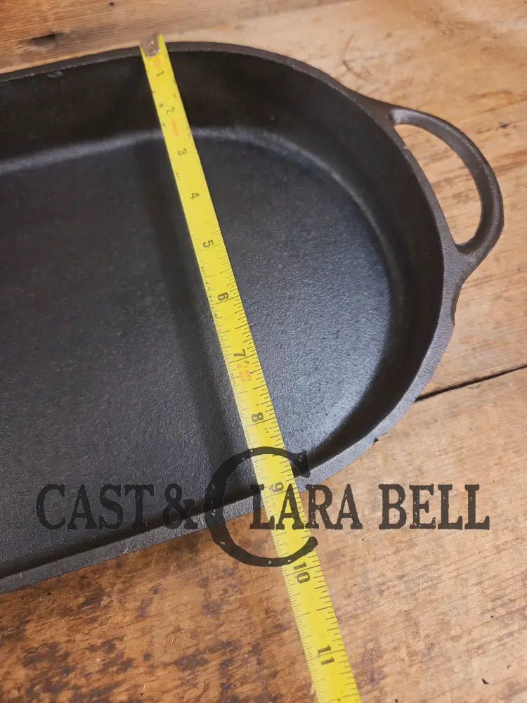 GORGEOUS Second edition Birmingham Stove & Range Sportsman Grill 3052 Rope handles Restored and Ready to Use! Griddle