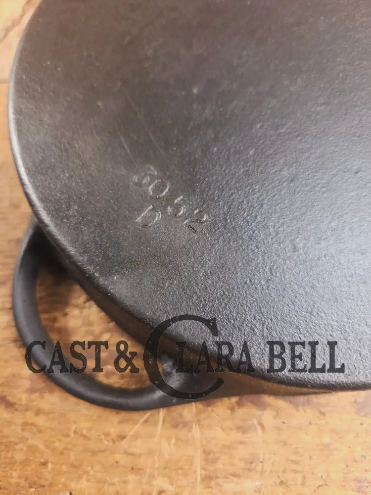 GORGEOUS Second edition Birmingham Stove & Range Sportsman Grill 3052 Rope handles Restored and Ready to Use! Griddle