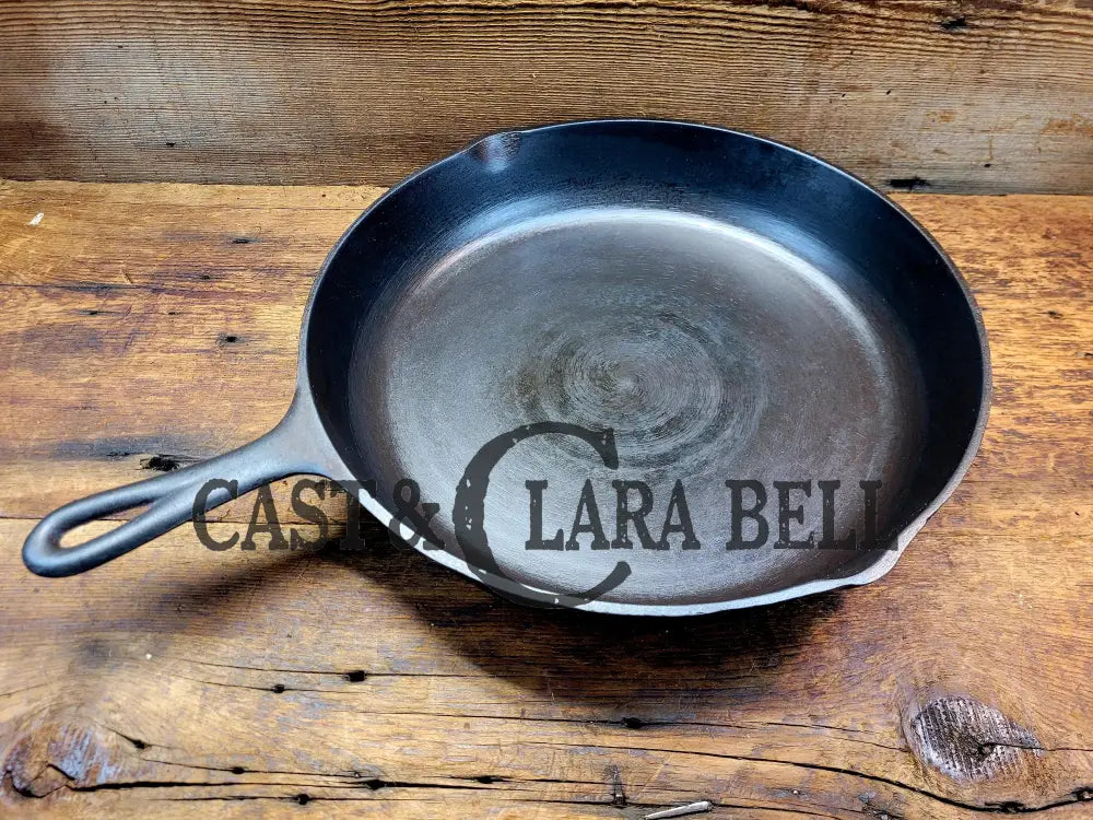 Gorgeous Swirls! Griswold No. 5 Cast Iron Skillet With Small Block Logo And Smooth Bottom 724 M