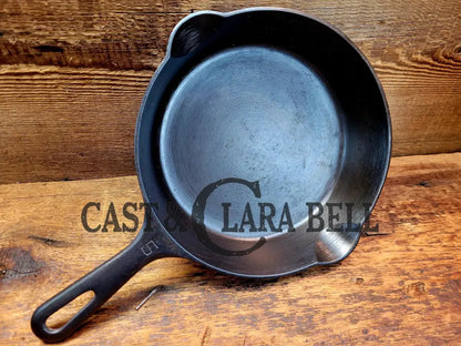 Gorgeous Swirls! Griswold No. 5 Cast Iron Skillet With Small Block Logo And Smooth Bottom 724 M