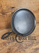 Gorgeous Swirls! Tougher to find 1920’s Wagner Ware #6-A Cast Iron Round Griddle 6A Griddle
