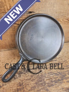 Gorgeous Swirls! Tougher to find 1920’s Wagner Ware #6-A Cast Iron Round Griddle 6A Griddle