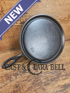 Gorgeous Swirls! Tougher to find 1920’s Wagner Ware #6-A Cast Iron Round Griddle 6A Griddle