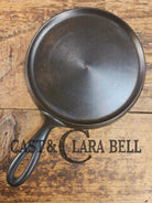 Gorgeous Swirls! Tougher to find 1920’s Wagner Ware #6-A Cast Iron Round Griddle 6A Griddle