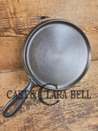 Gorgeous Swirls! Tougher to find 1920’s Wagner Ware #6-A Cast Iron Round Griddle 6A Griddle