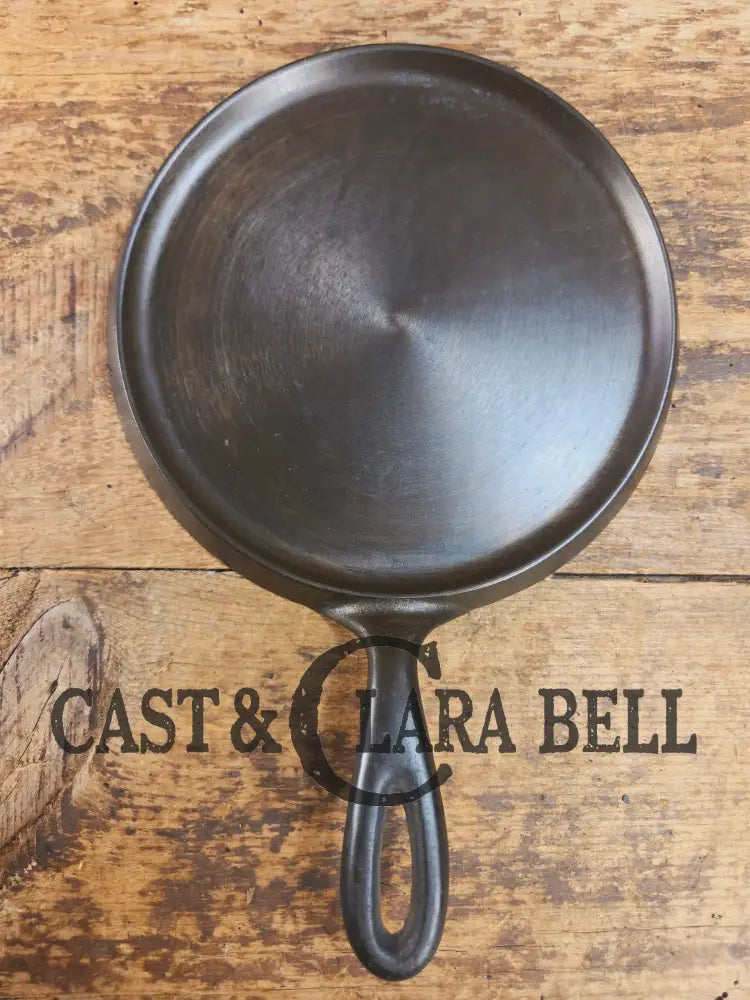 Gorgeous Swirls! Tougher to find 1920’s Wagner Ware #6-A Cast Iron Round Griddle 6A Griddle