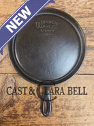 Gorgeous Swirls! Tougher to find 1920’s Wagner Ware #6-A Cast Iron Round Griddle 6A Griddle