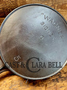 Gorgeous Unique And Hard To Find! Early 1900’S Wagner Ware #5 Arc Straight Logo Cast Iron Saute