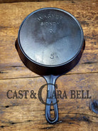 Gorgeous Unique And Hard To Find! Early 1900’S Wagner Ware #5 Arc Straight Logo Cast Iron Saute