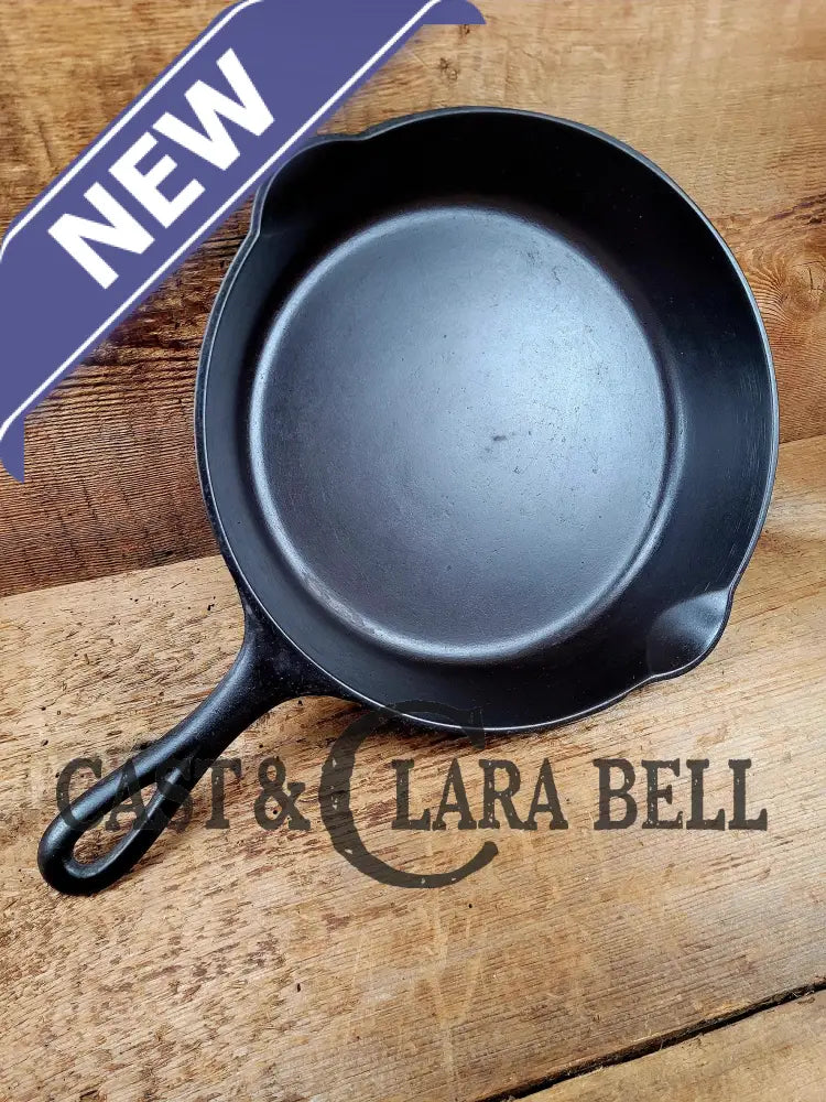 Gorgeous!! Very Early 1910’S Griswold #7 Skillet With Heat Ring And Large Slant Logo ’Erie ’ 701